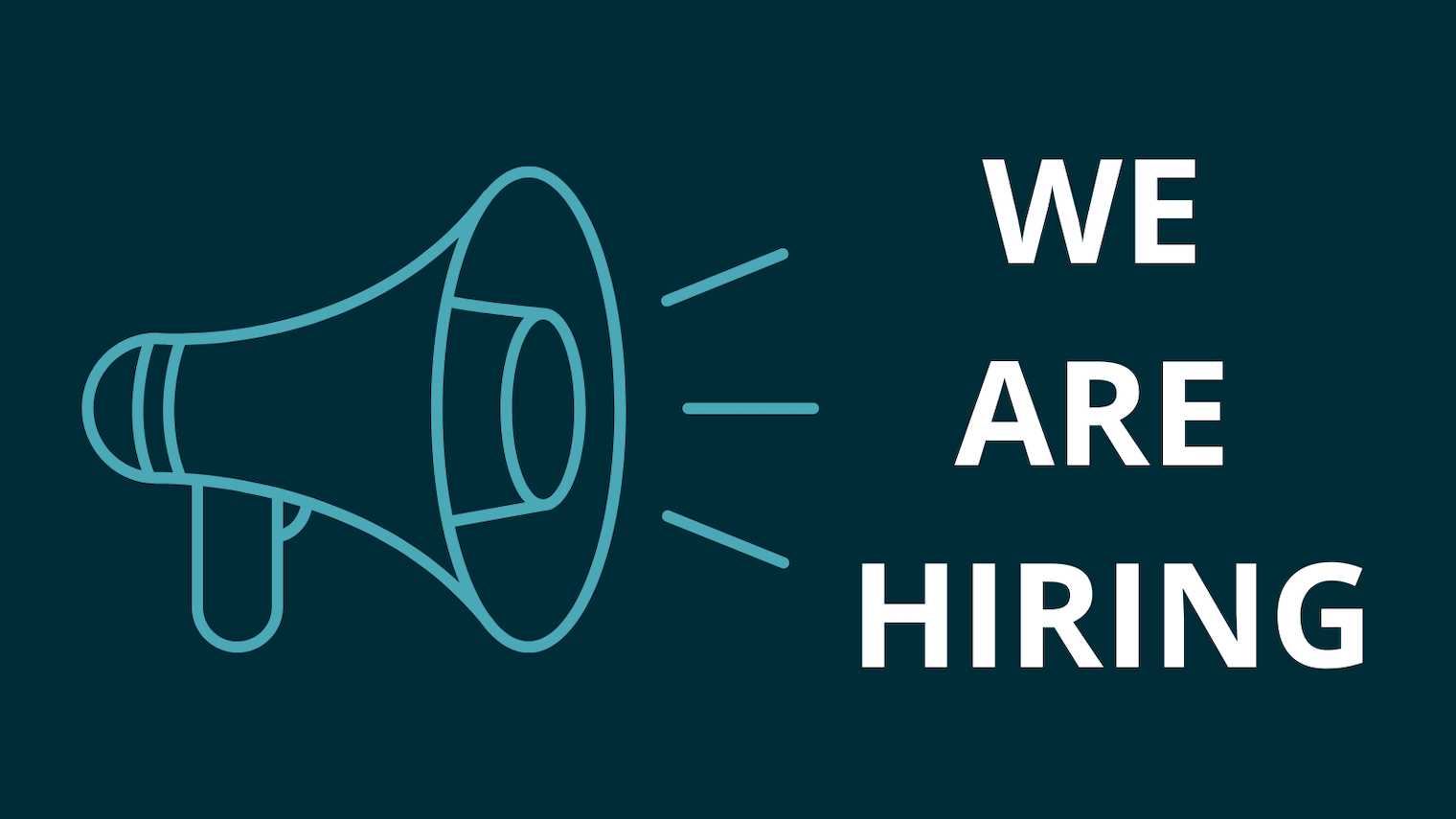 We are hiring